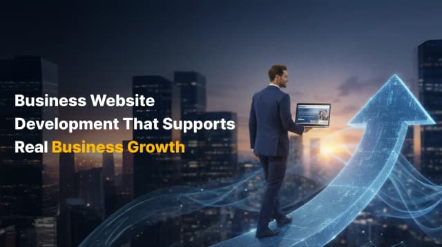 Business website development that supports real business growth