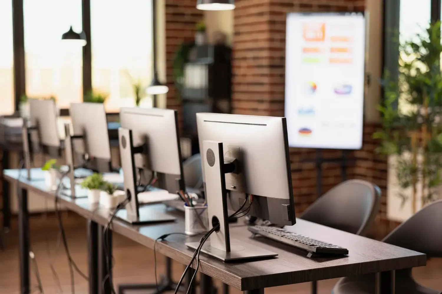 Code Neptune team member working on website development