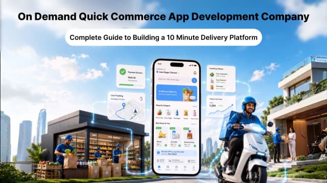 On Demand Quick Commerce App Development Company: Complete Guide to Building a 10 Minute Delivery Platform