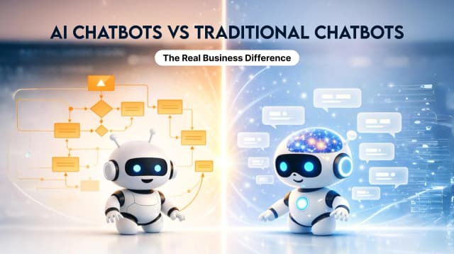 AI Chatbots vs Traditional Chatbots: The Real Business Difference