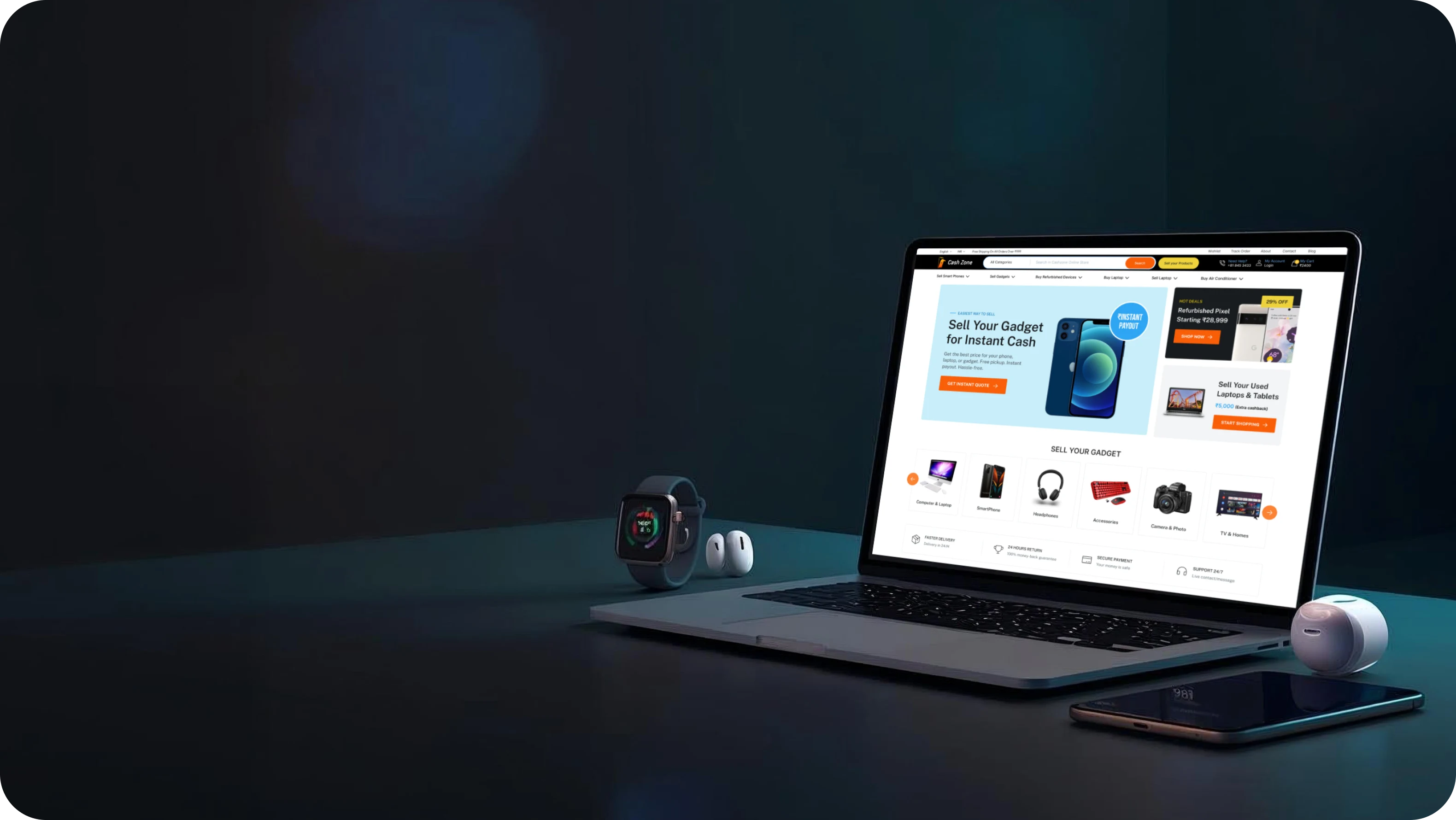 Cashzone - Where Your Old Gadgets Find New Value
