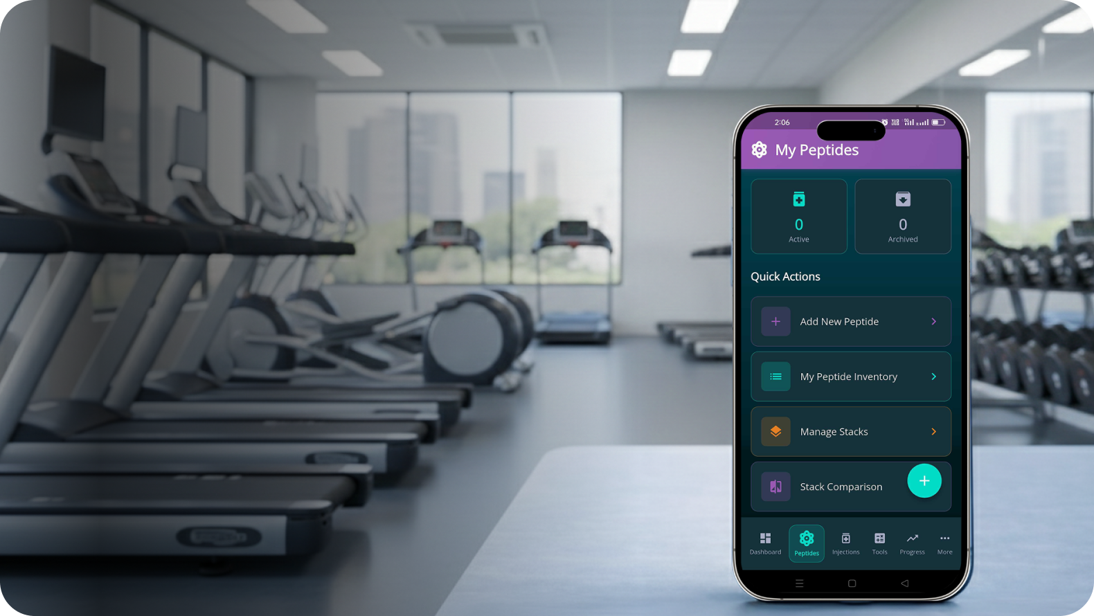 PeptiSync - personal wellness and performance tracking app